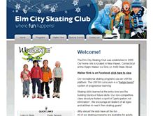 Tablet Screenshot of elmcityskatingclub.com